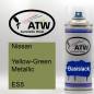 Preview: Nissan, Yellow-Green Metallic, ES5: 400ml Sprühdose, von ATW Autoteile West.